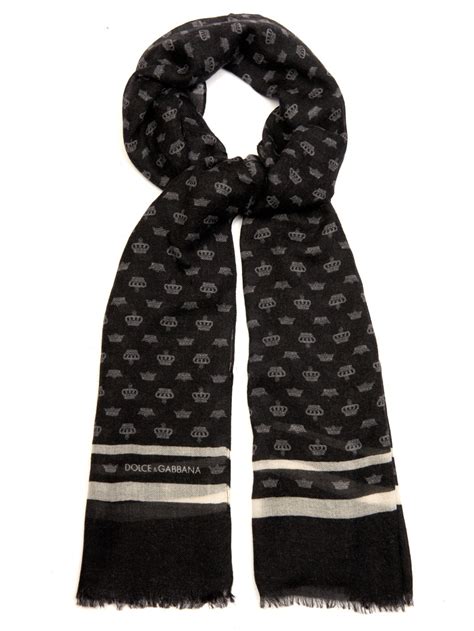 dolce gabbana scarf men|dolce & gabbana scarves.